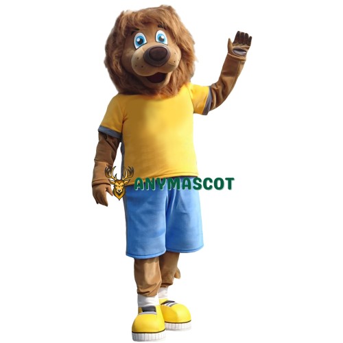 Superb Sport Lightweight Lion Mascot Costume Adult Costume