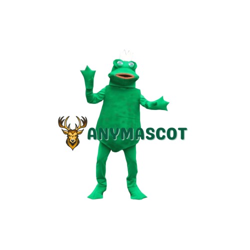Funny Frog King Mascot Costume