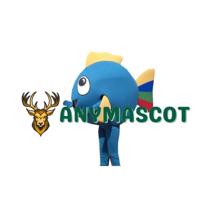 Colourful Lightweight Fish Mascot Costume