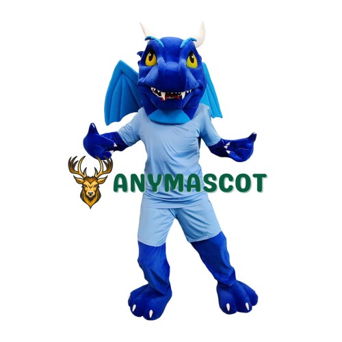 Superb Lightweight Blue Dragon Mascot Costume