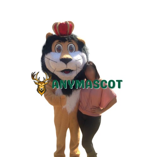 Happy Lightweight Lion King Mascot Costume