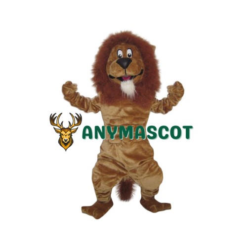Friendly Lightweight Lion Mascot Costume Adult Costume
