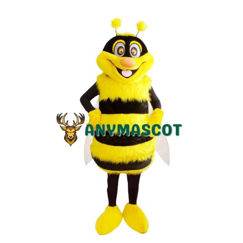 Happy Realistic Lightweight Bee Mascot Costume