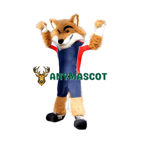 Sport Realistic Lightweight Wolf Mascot Costume