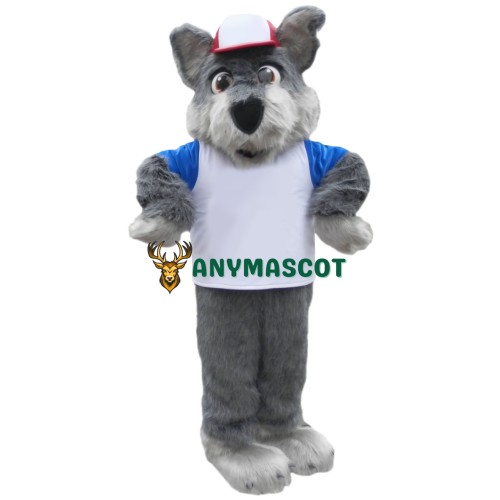 Lovely Lightweight Grey Wolf Mascot Costume