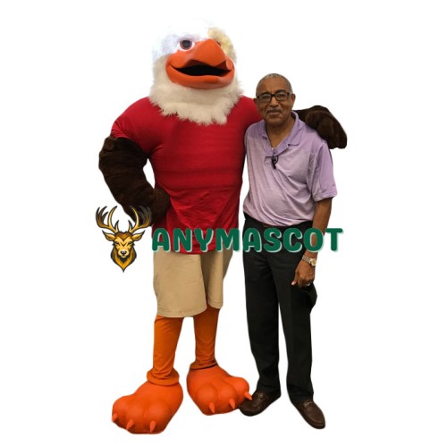 College Realistic Eagle Mascot Costume