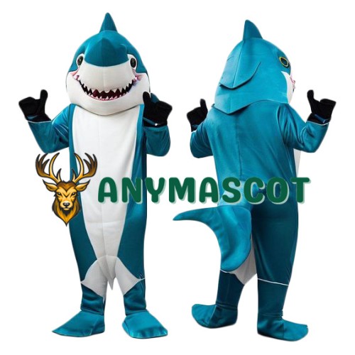 Sport Realistic Lightweight Blue Shark Mascot Costume