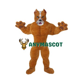Fierce Realistic Lightweight Bulldog Mascot Costume