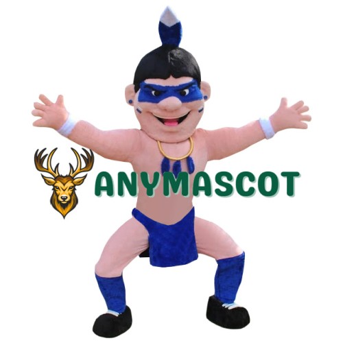 Happy Realistic Lightweight Indian Boy Mascot Costume