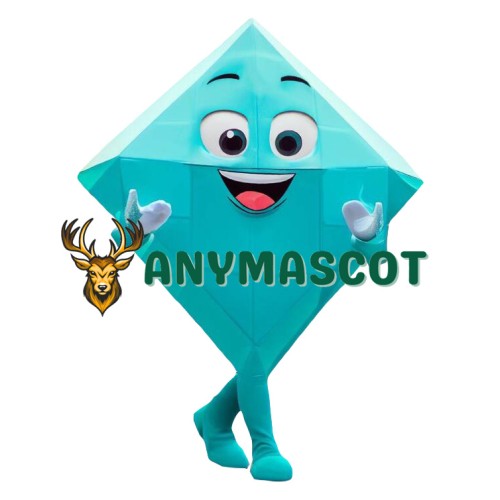 Happy Realistic Lightweight Diamond Mascot Costume