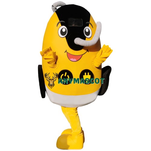 Happy Lightweight Vacuum Cleaner Mascot Costume