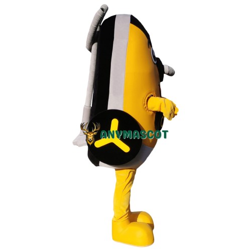 Happy Lightweight Vacuum Cleaner Mascot Costume