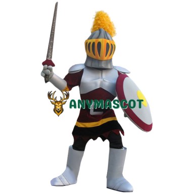 Superb Realistic Lightweight Knight Mascot Costume
