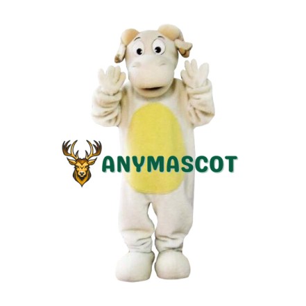 Happy Realistic Lightweight Sheep Mascot Costume
