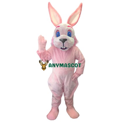 Pink Realistic Lightweight Rabbit Mascot Costume