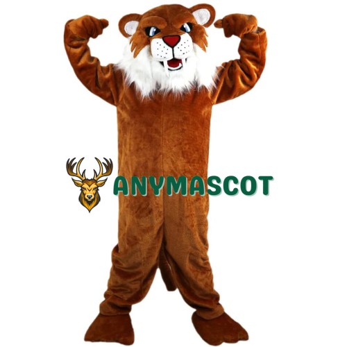 Realistic Lightweight Bobcat Mascot Costume