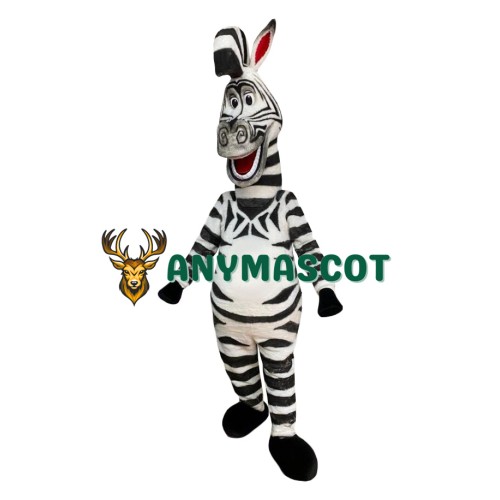 Realistic Lightweight Zebra Mascot Costume