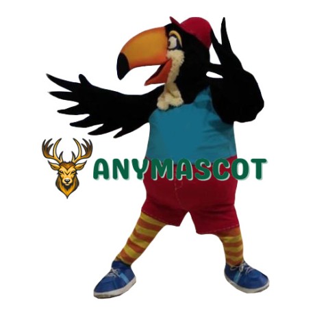 Happy Realistic Lightweight Toucan Mascot Costume