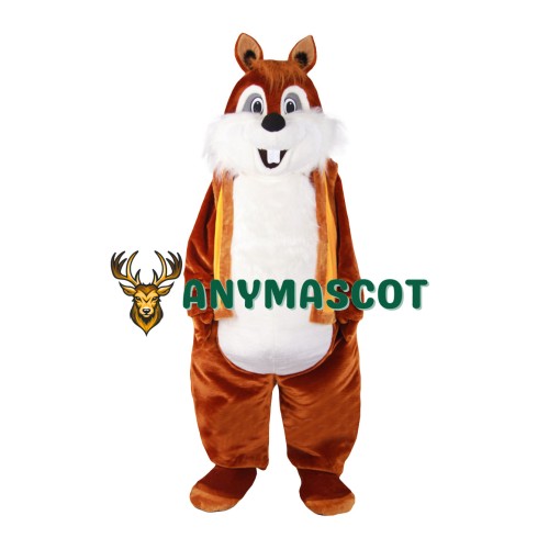 Friendly Realistic Lightweight Squirrel Mascot Costume