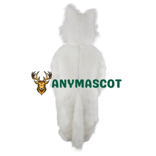 Lovely Realistic Lightweight White Husky Dog Mascot Costume
