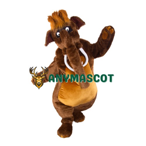 Lovely Realistic Lightweight Mammoth Mascot Costume