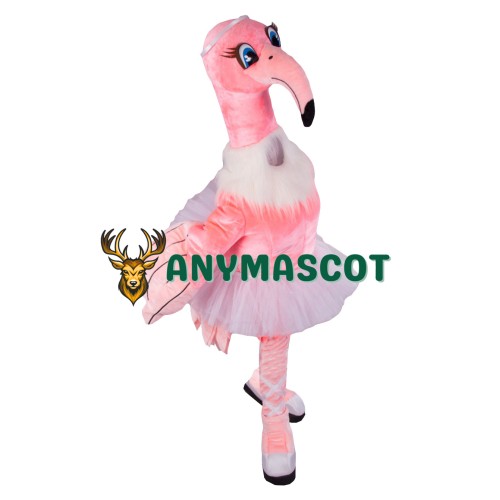 Realistic Lightweight Dancing Flamingo Mascot Costume