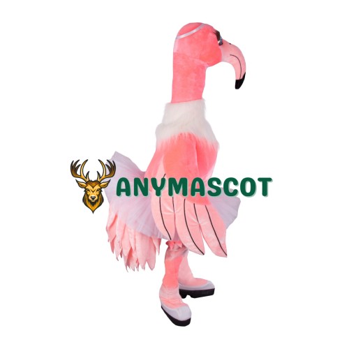Realistic Lightweight Dancing Flamingo Mascot Costume