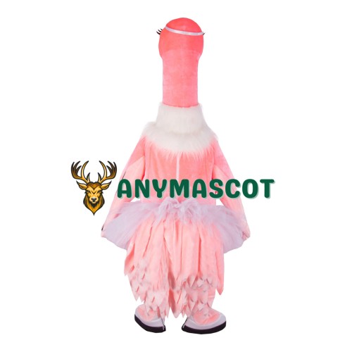 Realistic Lightweight Dancing Flamingo Mascot Costume