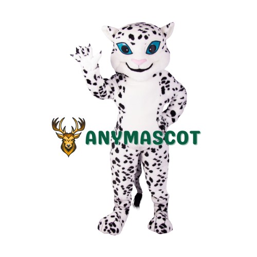Realistic Lightweight Snow Leopard Mascot Costume