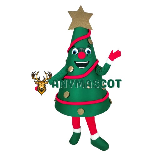 Realistic Lightweight Christmas Tree Mascot Costume