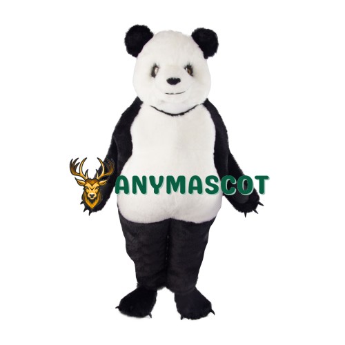 Happy Realistic Lightweight Panda Mascot Costume