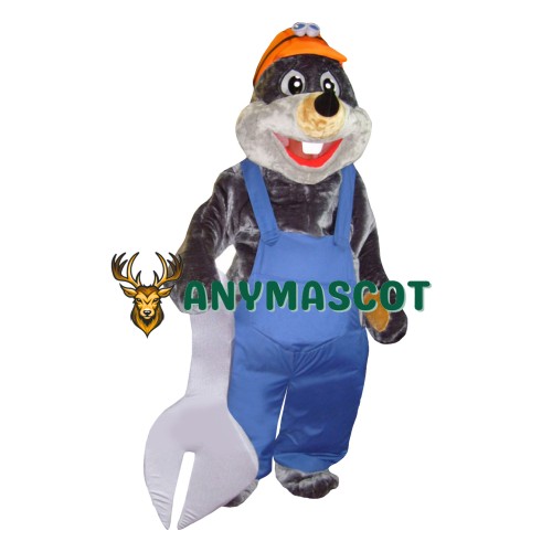 Happy Realistic Lightweight Mole Mascot Costume