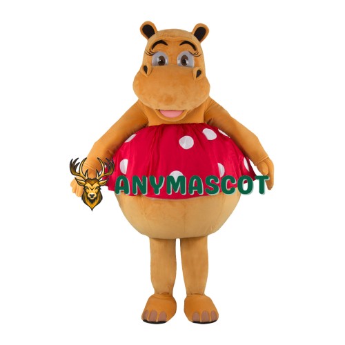 Beautiful Realistic Lightweight Hippo Mascot Costume