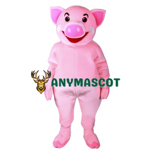 Cute Realistic Lightweight Pink Pig Mascot Costume