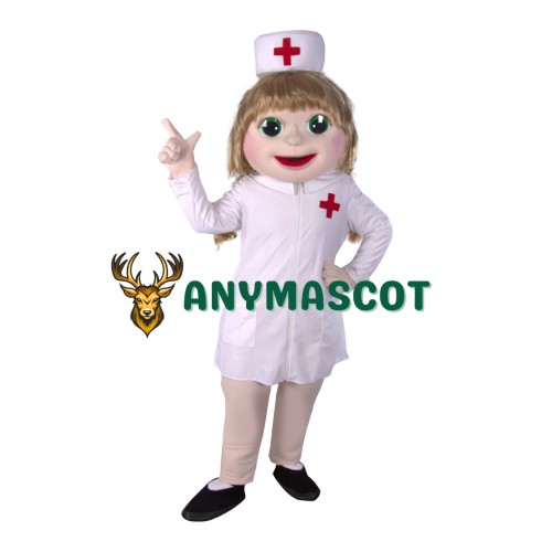 Lovely Realistic Lightweight Nurse Mascot Costume