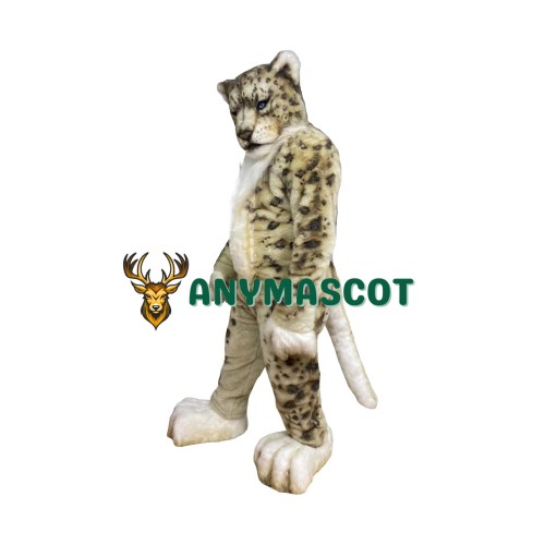 Fierce Realistic Lightweight Snow Leopard Mascot Costume
