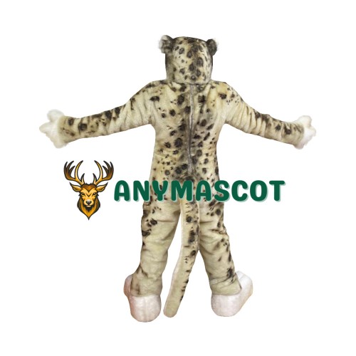 Fierce Realistic Lightweight Snow Leopard Mascot Costume
