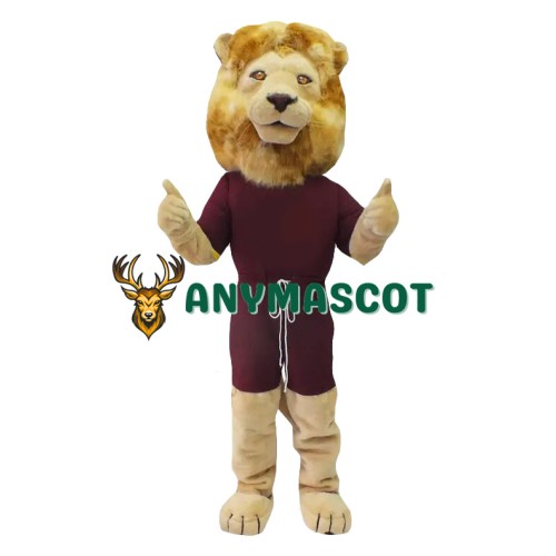 Sport Realistic Lightweight Lion Mascot Costume