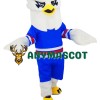 White Realistic Lightweight Eagle Mascot Costume