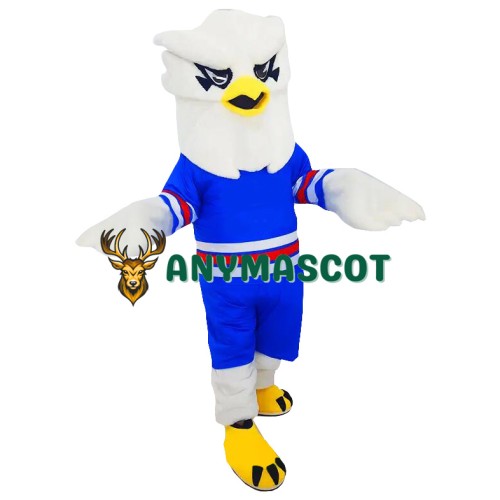 White Realistic Lightweight Eagle Mascot Costume