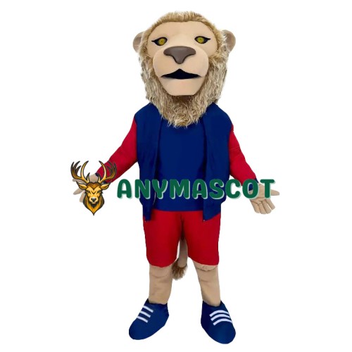 Superb Sport Realistic Lightweight Lion Mascot Costume