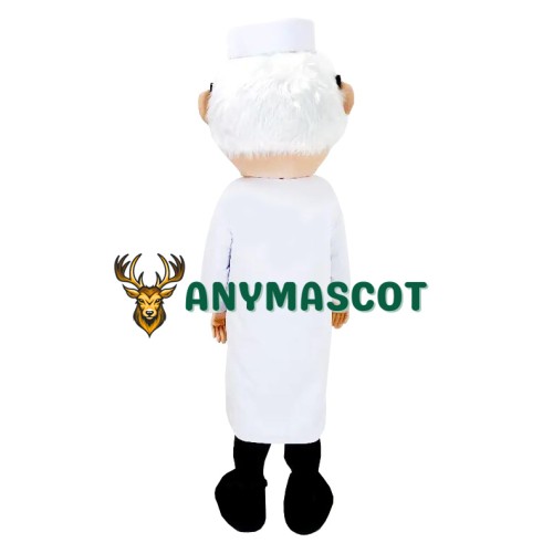 Happy Realistic Lightweight Doctor Mascot Costume
