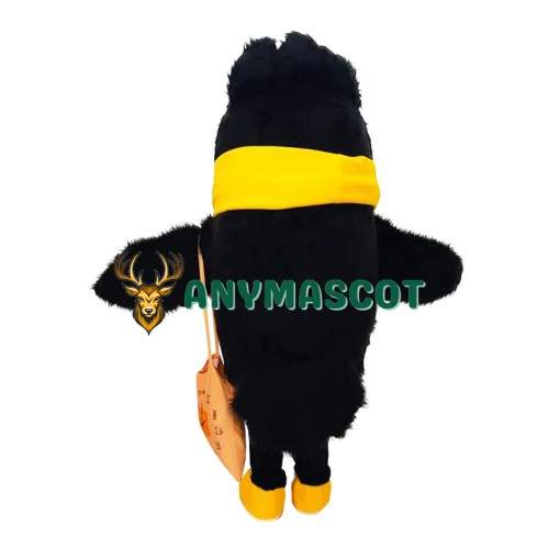 Lovely Realistic Lightweight Black Crow Mascot Costume