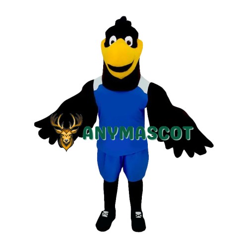 Lovely Lightweight Black Eagle Mascot Costume