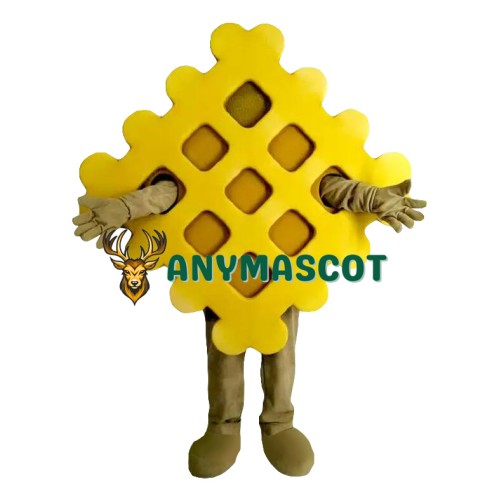 Realistic Waffles Mascot Costume