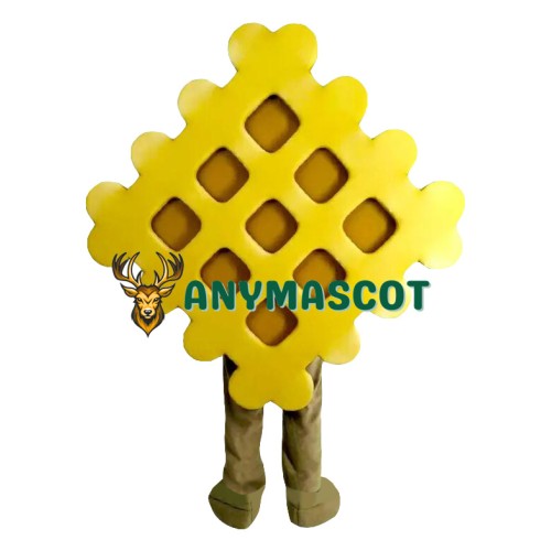Realistic Waffles Mascot Costume