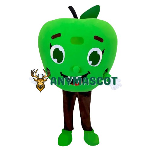 Realistic Green Apple Mascot Costume