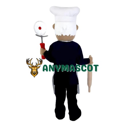 Happy Old Chef Mascot Costume
