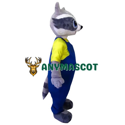 Friendly Realistic Lightweight Raccoon Mascot Costume