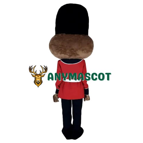 Friendly Lightweight Owl Soldier Mascot Costume